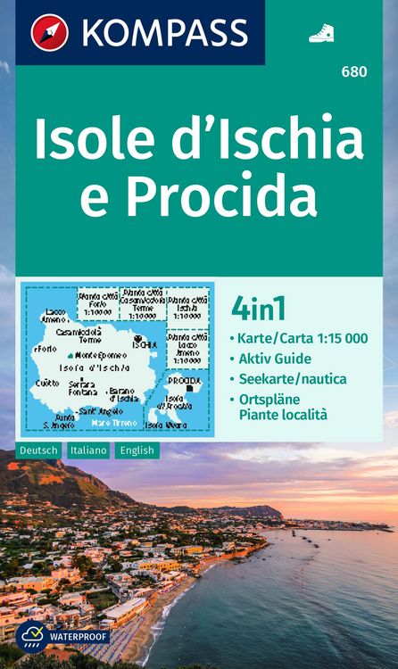 Produktbild: KOMPASS Wanderkarte 680 Isole d' Ischia e Procida 1:15.000