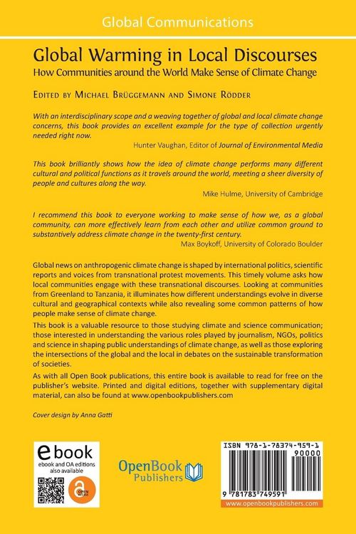 Produktbild: Global Warming in Local Discourses