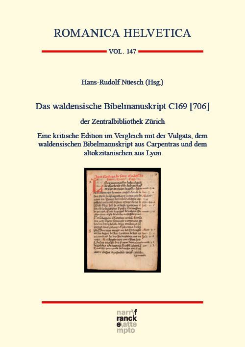 Produktbild: Das waldensische Bibelmanuskript C169 [706] der Zentralbibliothek Z&uuml;rich
