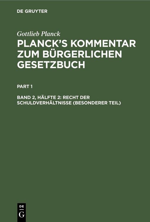 Produktbild: Recht der Schuldverh&auml;ltnisse (Besonderer Teil)