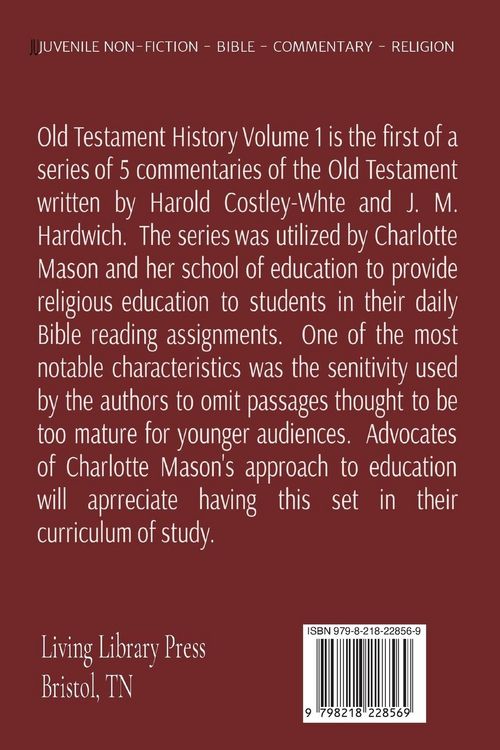 Produktbild: Old Testament History Volume 1