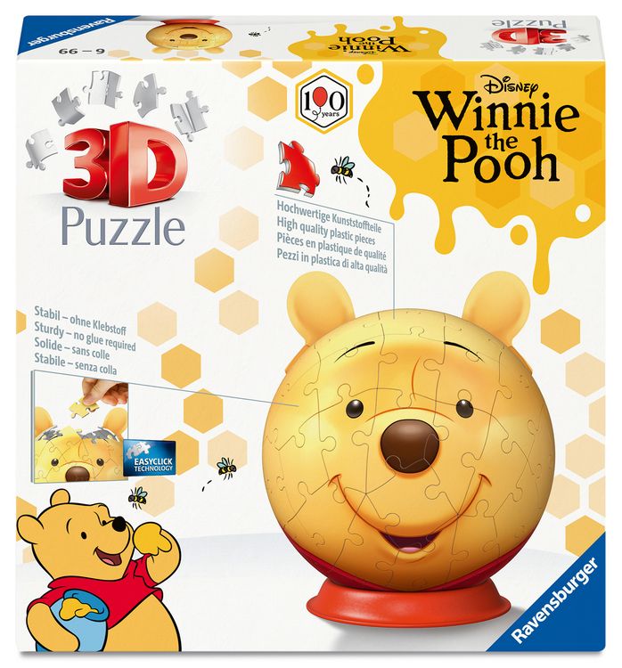 Produktbild: 3D Character Puzzle-Ball Disney Winnie Puuh
