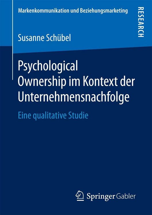 Produktbild: Psychological Ownership im Kontext der Unternehmensnachfolge