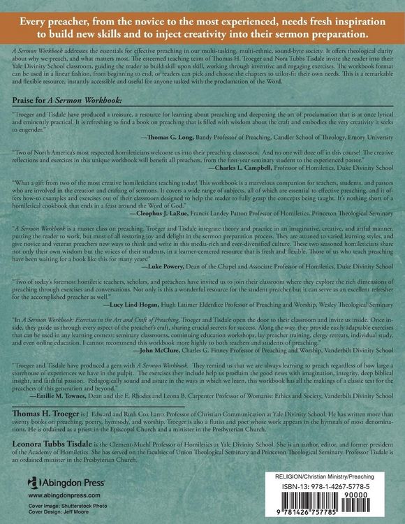 Produktbild: A Sermon Workbook