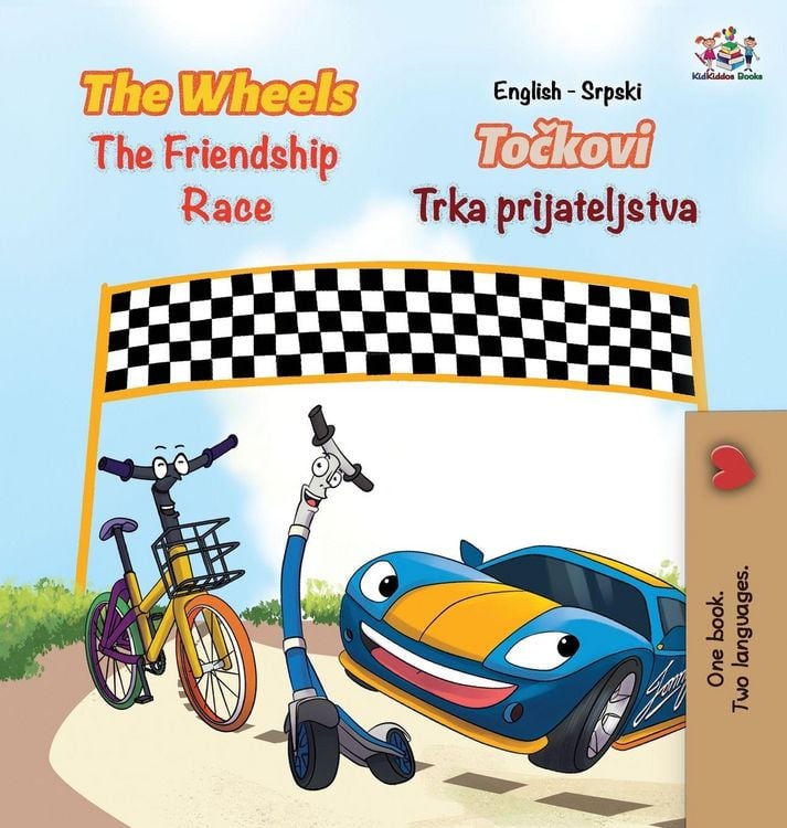 Produktbild: The Wheels The Friendship Race (English Serbian Book for Kids)