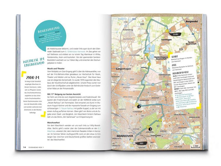 Produktbild: KOMPASS Radvergn&uuml;gen in und um Hannover