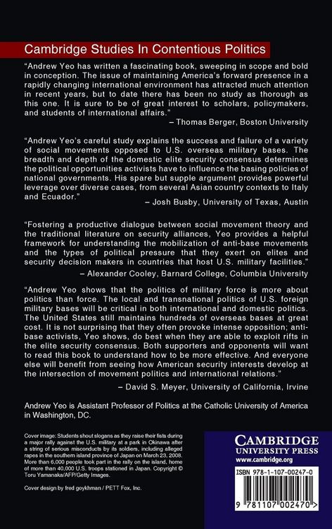 Produktbild: Activists, Alliances, and Anti-U.S. Base Protests