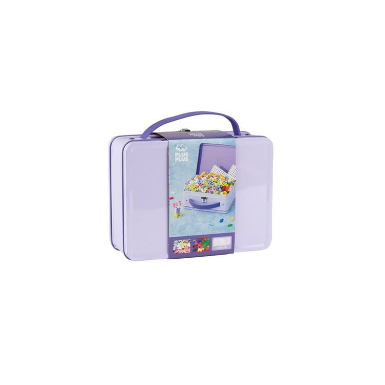 Produktbild: Plus-Plus 600 Kreativ Bausteine Pastell Metallbox