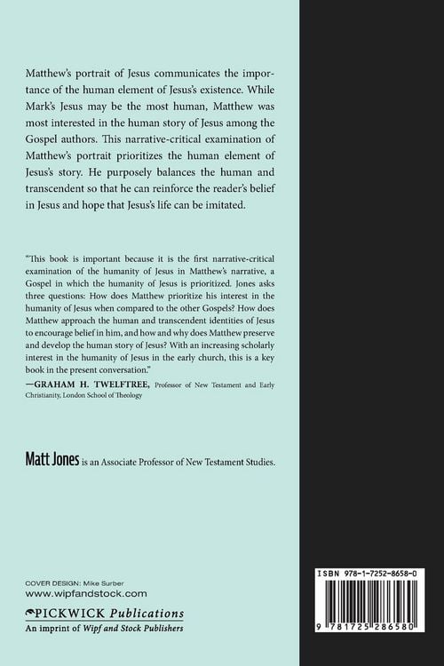 Produktbild: The Humanity of Jesus in Matthew