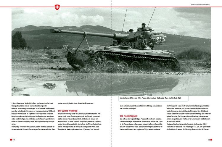Produktbild: Panzerfahrzeuge der Schweizer Armee