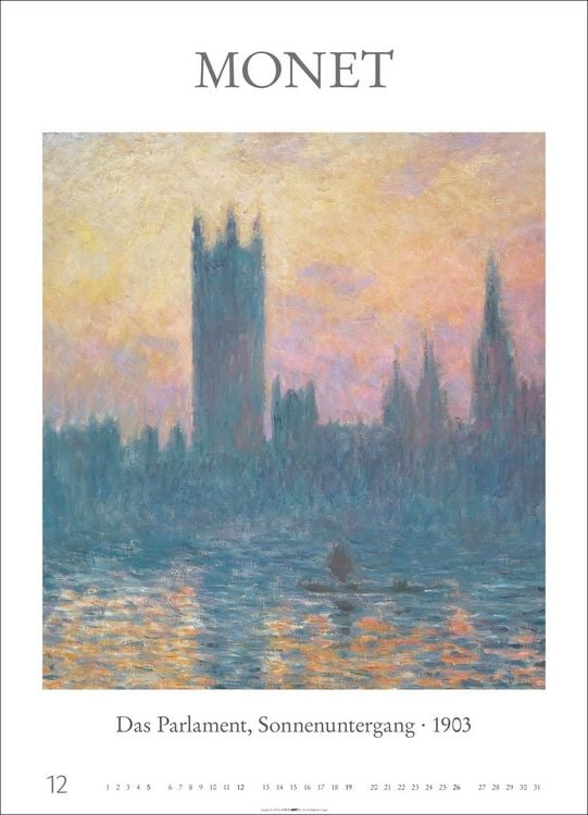 Produktbild: Poster Art Kalender 2027 - Monet Van Gogh Matisse Klee