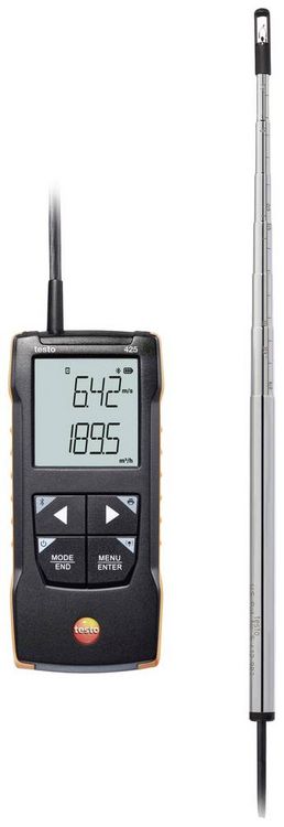 Produktbild: Testo 425 Anemometer 0.01 bis 30 m/s