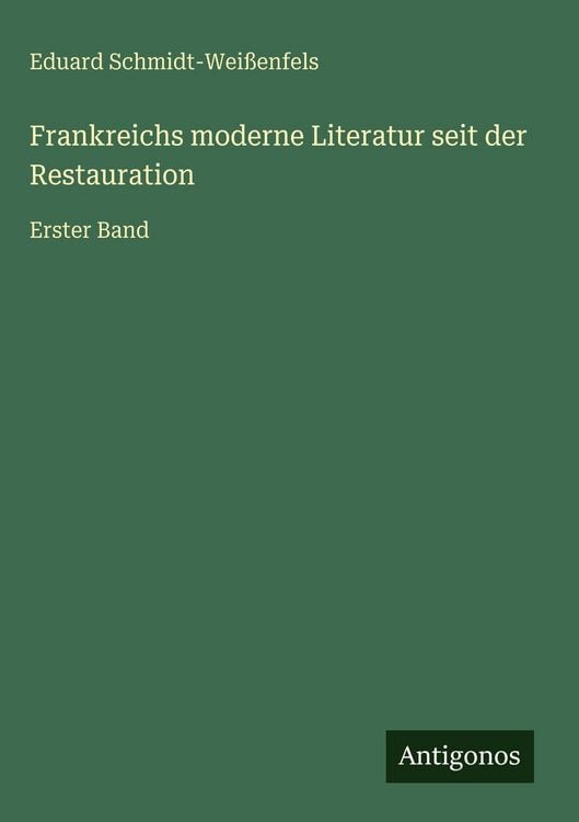 Produktbild: Frankreichs moderne Literatur seit der Restauration