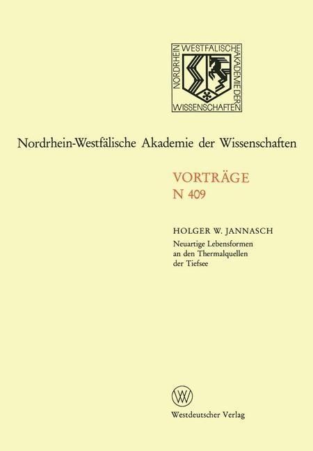 Produktbild: Neuartige Lebensformen an den Thermalquellen der Tiefsee