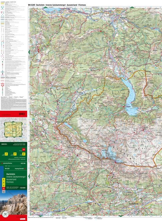 Produktbild: freytag & berndt Wanderkarte WK 0281 Dachstein, Inneres Salzkammergut - Ausseerland - Filzmoos 1:50.000