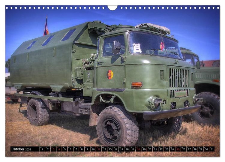 Produktbild: alte K&auml;mpfer- Milit&auml;rfahrzeuge des Ostblocks (Wandkalender 2026 DIN A3 quer), CALVENDO Monatskalender