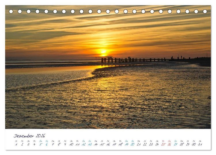 Produktbild: F&ouml;hr - Nordfriesische Trauminsel (Tischkalender 2026 DIN A5 quer), CALVENDO Monatskalender