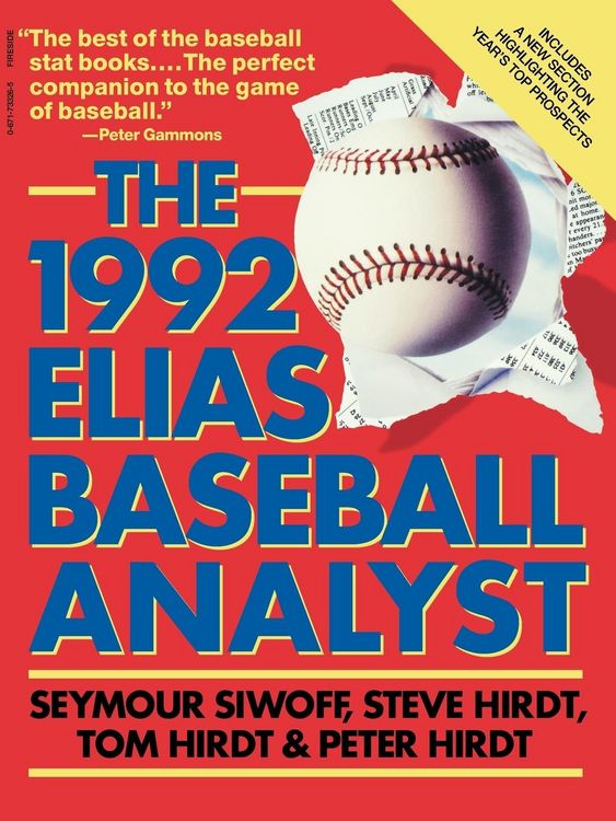 Produktbild: Elias Baseball Analyst 1992
