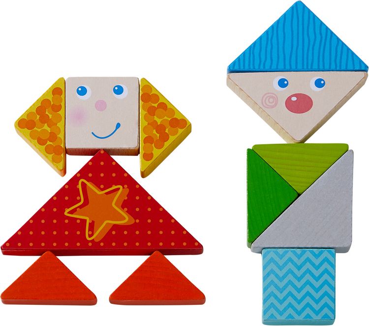 Produktbild: Legespiel Bunter Tangram-Mix