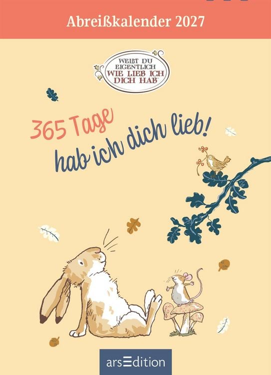 Produktbild: Abrei&szlig;kalender Wei&szlig;t du eigentlich, wie lieb ich dich hab? 2027
