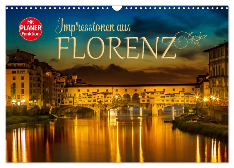 Produktbild: Impressionen aus FLORENZ (Wandkalender 2026 DIN A3 quer), CALVENDO Monatskalender