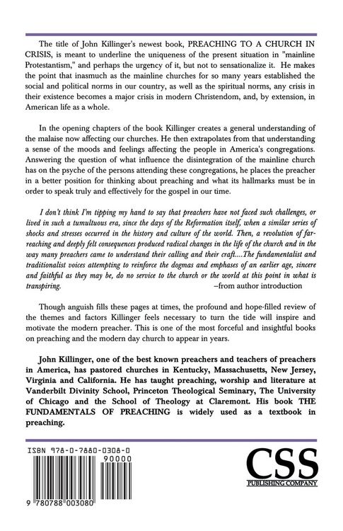 Produktbild: Preaching to a Church in Crisi