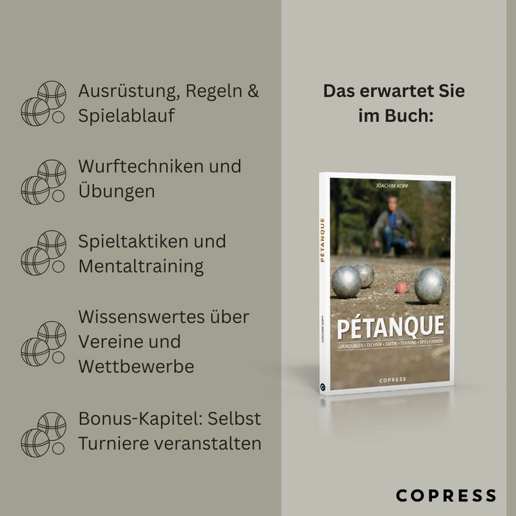 Produktbild: P&eacute;tanque. Grundlagen, Technik, Taktik, Training, Spielformen.