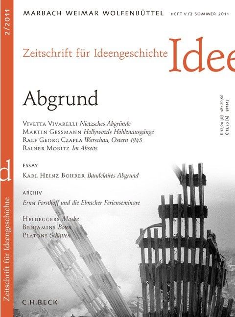 Produktbild: Zeitschrift f&uuml;r Ideengeschichte Heft V/2 Sommer 2011