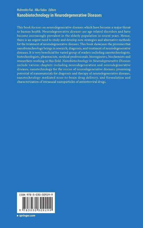 Produktbild: Nanobiotechnology in Neurodegenerative Diseases