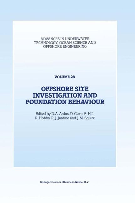Produktbild: Offshore Site Investigation and Foundation Behaviour