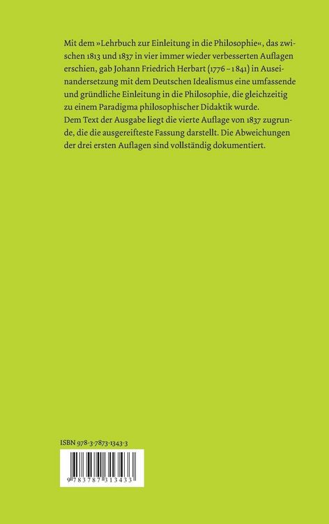 Produktbild: Lehrbuch zur Einleitung in die Philosophie