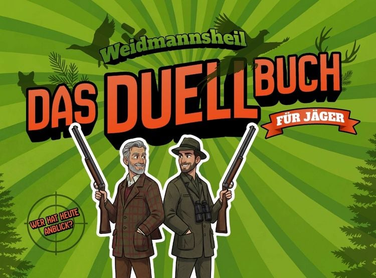 Produktbild: Weidmannsheil! Das Duellbuch f&uuml;r J&auml;ger: Das Geschenk f&uuml;r echte Weidgenossen | Jagdwissen, Weidmannssprache & knifflige Duelle f&uuml;r zwei