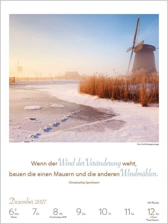Produktbild: Literaturkalender Lebensweisheiten 2027