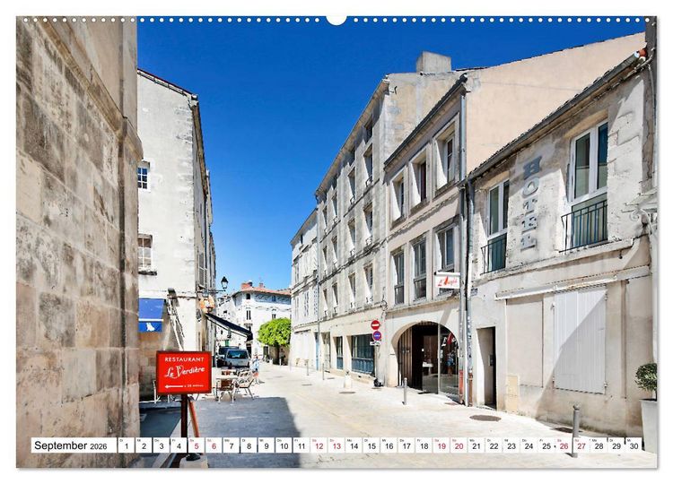 Produktbild: Ein Sommer in La Rochelle vom Frankfurter Taxifahrer Petrus Bodenstaff (Wandkalender 2026 DIN A2 quer), CALVENDO Monatskalender