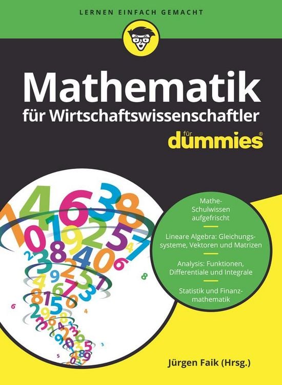 Produktbild: Mathematik für Wirtschaftswissenschaftler für Dummies