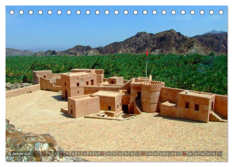 Produktbild: Oman - Eine Bilder-Reise (Tischkalender 2026 DIN A5 quer), CALVENDO Monatskalender