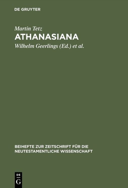 Bild vom Artikel Athanasiana vom Autor Martin Tetz