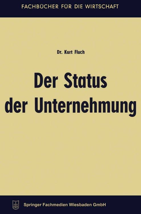 Produktbild: Der Status der Unternehmung