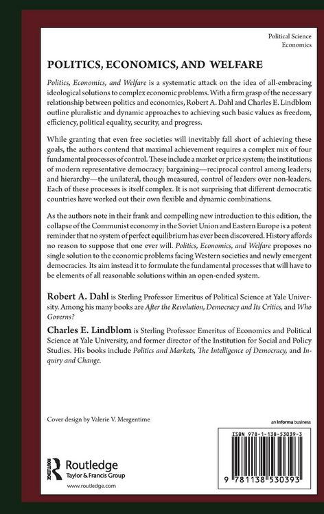 Produktbild: Politics, Economics, and Welfare
