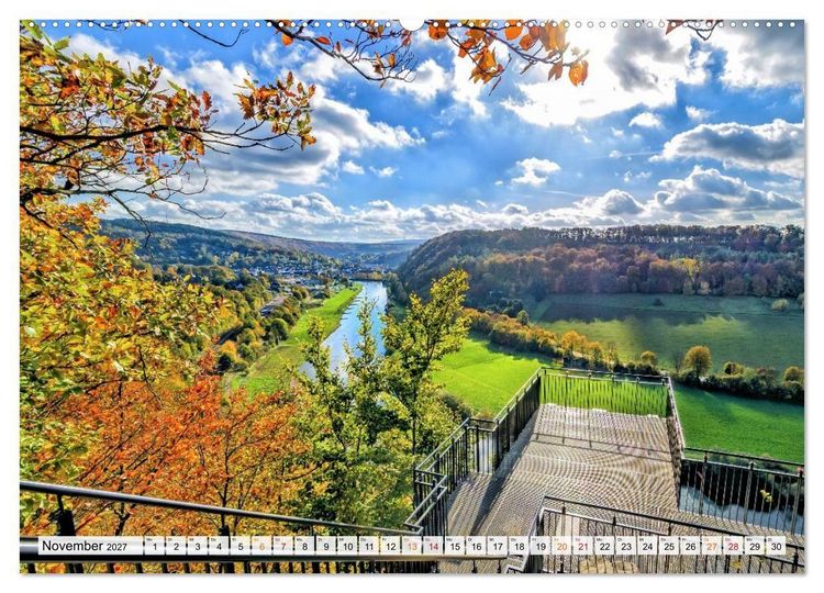Produktbild: Naturpark Reinhardswald - Wo die Sababurg auf die Weser trifft (Wandkalender 2027 DIN A2 quer), CALVENDO Monatskalender