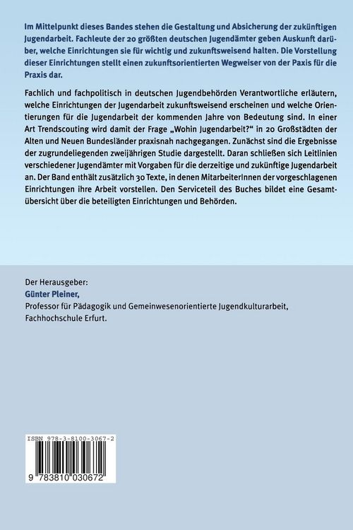Produktbild: Jugendarbeit in Gro&szlig;st&auml;dten
