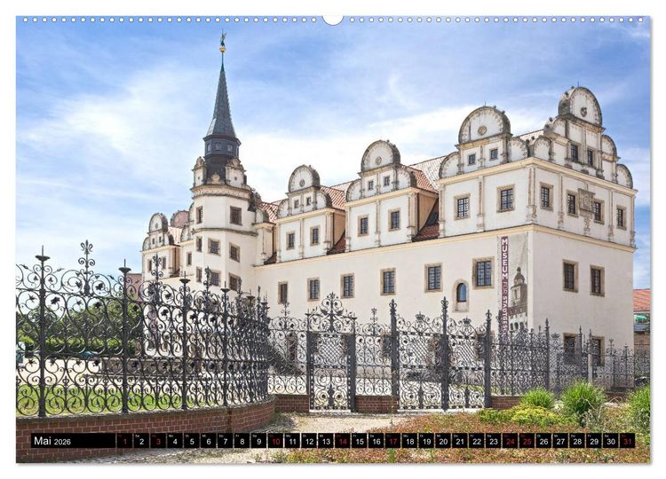Produktbild: DESSAU - Eine Stadt mit vielen Gesichtern (hochwertiger Premium Wandkalender 2026 DIN A2 quer), Kunstdruck in Hochglanz