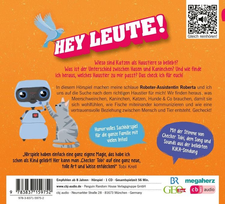 Produktbild: Checker Tobi - Der gro&szlig;e Haustier-Check: Katze, Hund, Kaninchen &ndash; Das check ich f&uuml;r euch!