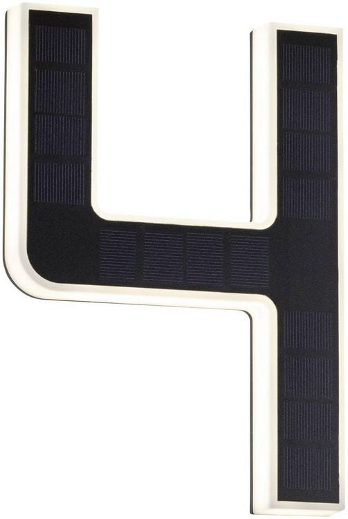 Produktbild: Paulmann 79845 Solar-Hausnummernleuchte 0.20W Warmweiß Schwarz
