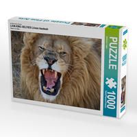Produktbild: CALVENDO Puzzle Ein Motiv aus dem Kalender LION KING SELFIES L&ouml;wen hautnah | 1000 Teile Lege-Gr&ouml;&szlig;e 64x48cm Foto-Puzzle f&uuml;r gl&uuml;ckliche Stunden