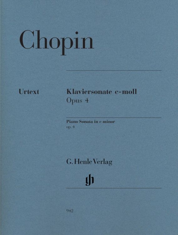 Produktbild: Chopin, F: Klaviersonate c-moll op. 4