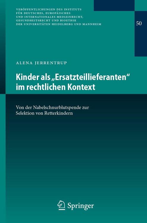 Produktbild: Kinder als "Ersatzteillieferanten" im rechtlichen Kontext