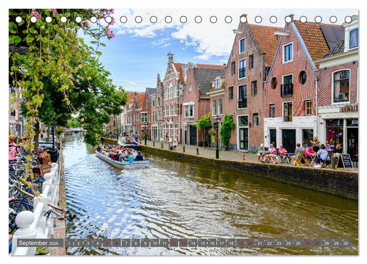 Produktbild: Ein Blick auf Alkmaar (Tischkalender 2026 DIN A5 quer), CALVENDO Monatskalender