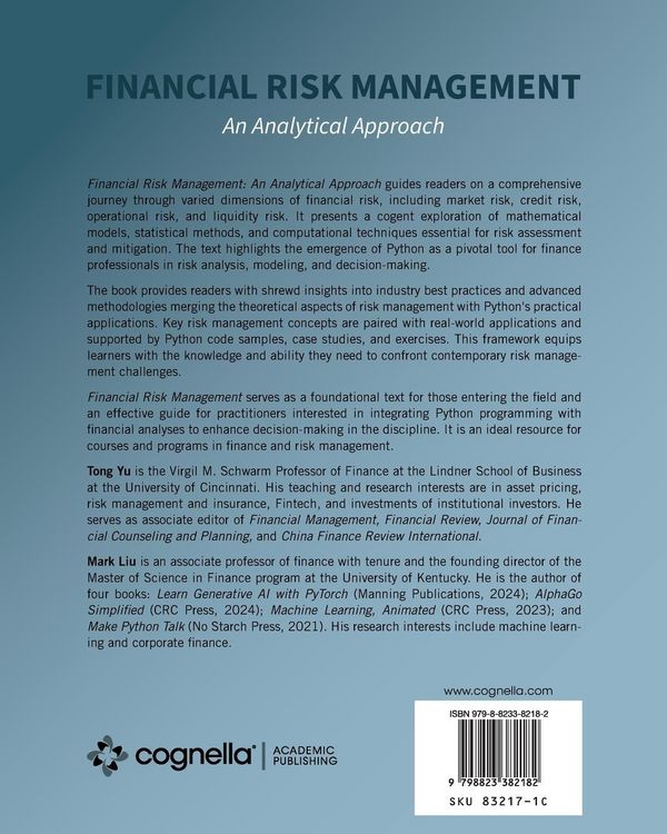 Produktbild: Financial Risk Management