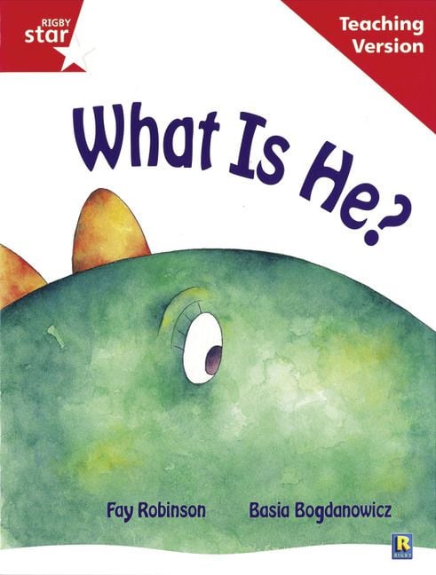 Produktbild: Rigby Star Guided Reading Red Level: What Is He? Teaching Version